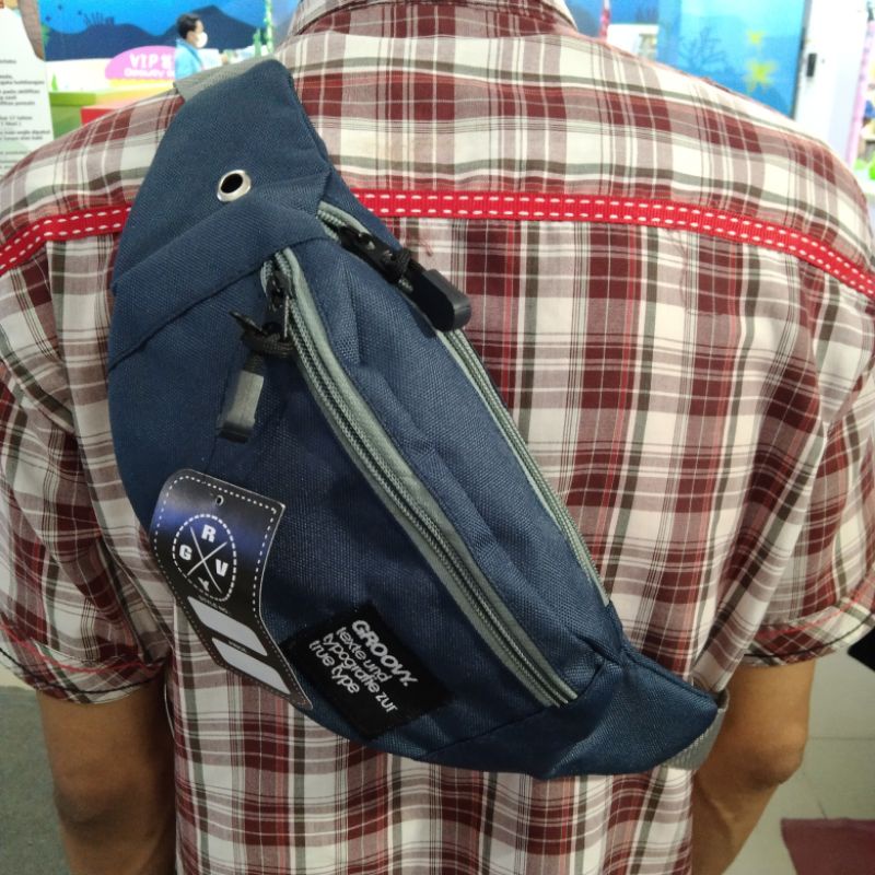 tas waistbag pinggang kecil