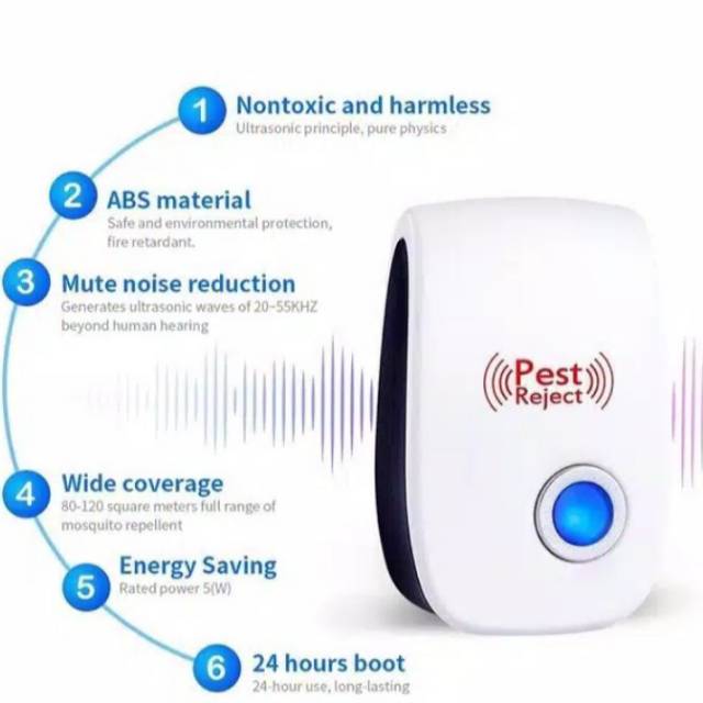 Pest Reject Ultrasonic Pengusir Serangga
