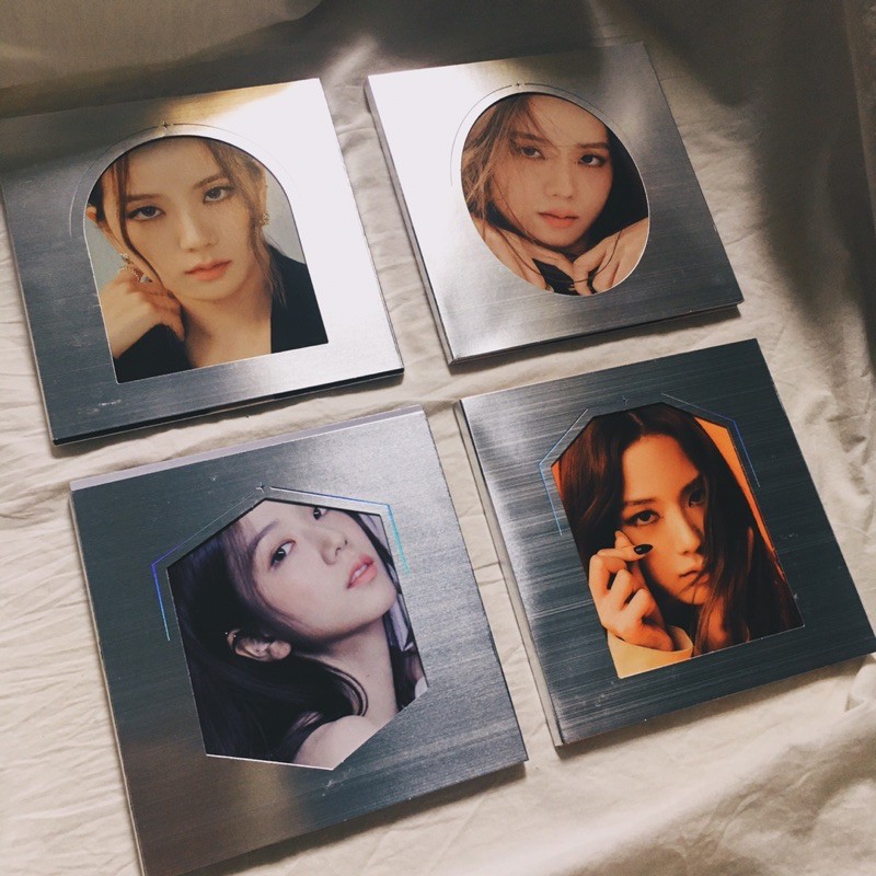 BLACKPINK THE ALBUM POSTCARD SET VER 1 2 3 4 JENNIE LISA ROSE JISOO SHARING PC PHOTOCARD BENEFIT