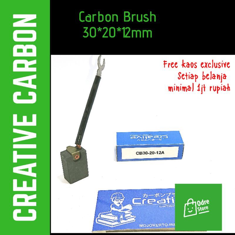

2PCS CARBON BRUSH 30*25*12mm