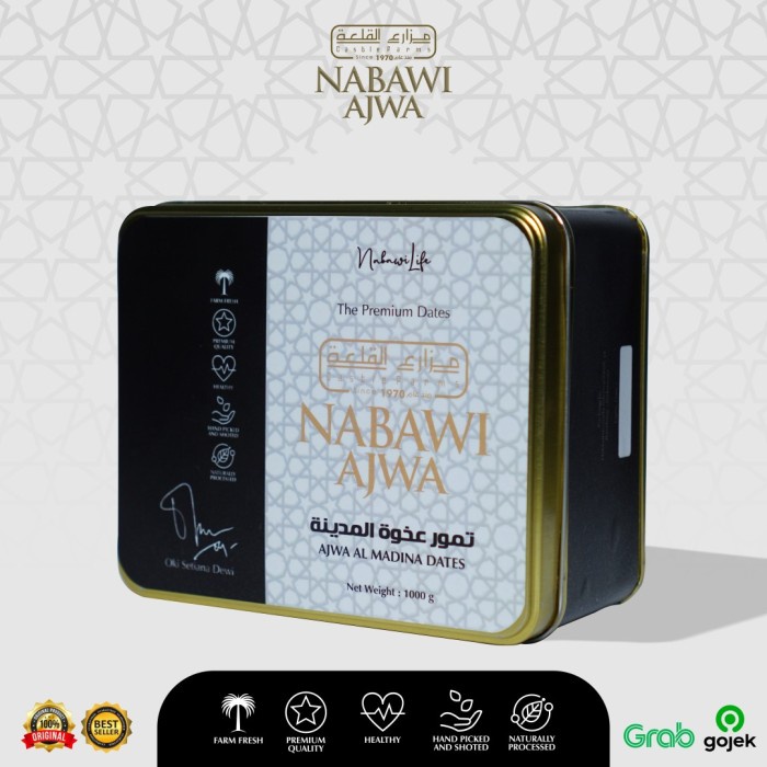 

Kurma Terbaru - Nabawilife Kurma Ajwa Premium Asli Kemasan 1000Gram