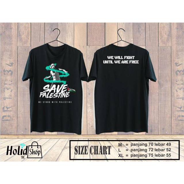 Kaos Palestina Lengan Pendek Hijrah Tauhid