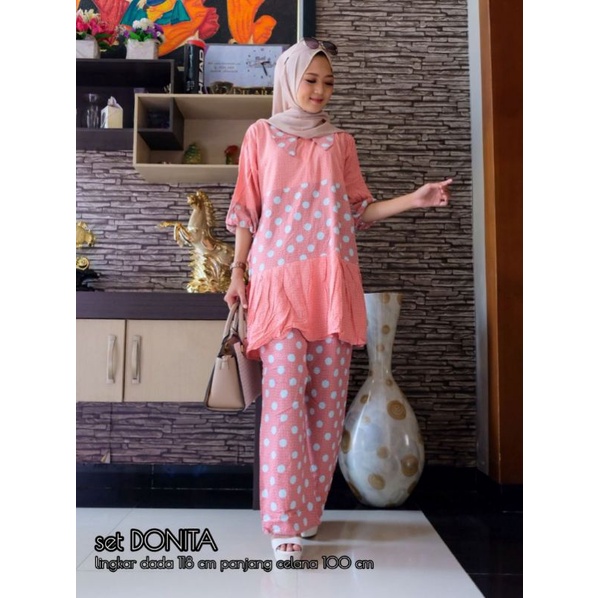 ONE SET DONITA LD 118 / SETELAN DAILY WEAR