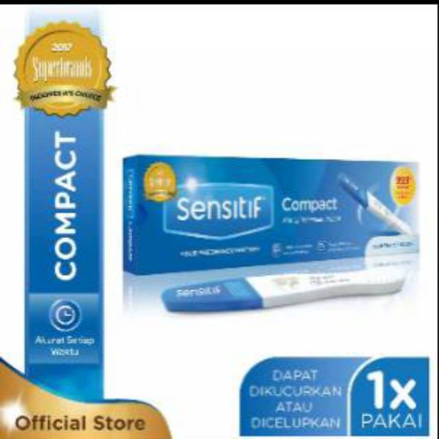 SENSITIF COMPACT Testpack Test pack Tes hamil test kehamilan PRIVASI AMAN Test Pack Bagus Ori Sensitif Compact Sekali Pakai Alat Test test Kehamilan