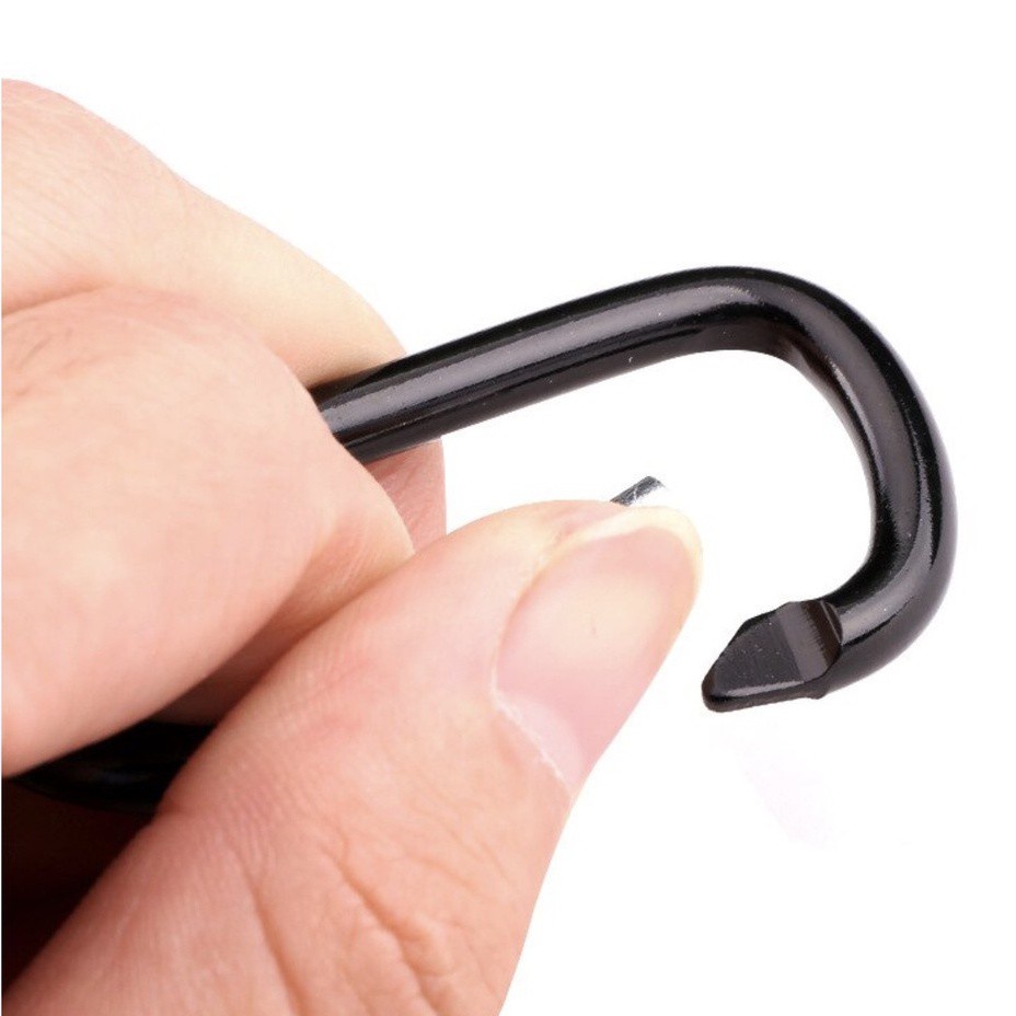 MurmerOfficial  R527 Gantuan Simple Murah Carabiner Karabiner Gantungan Kunci Aluminium Alloy