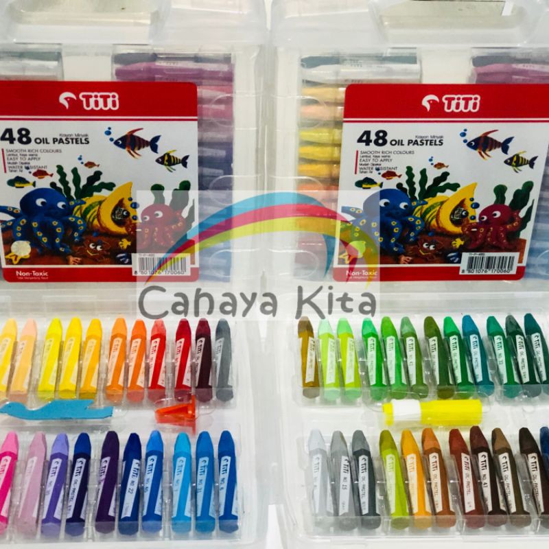 

Oil Pastel Krayon Minyak Joyko TiTi OP-48S 48 Warna Colors