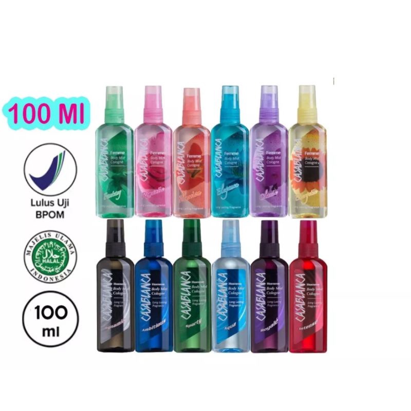 CASABLANCA Body Mist Spray 50ml | BODYMIST SPRAY COLOGNE BY LYNETTE