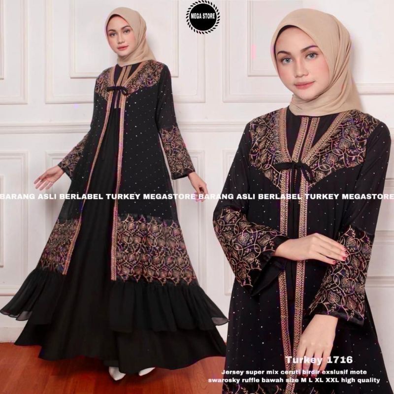 Abaya Turkey Ori Mega Store Abaya Arab Gamis Arab Gamis Turkey