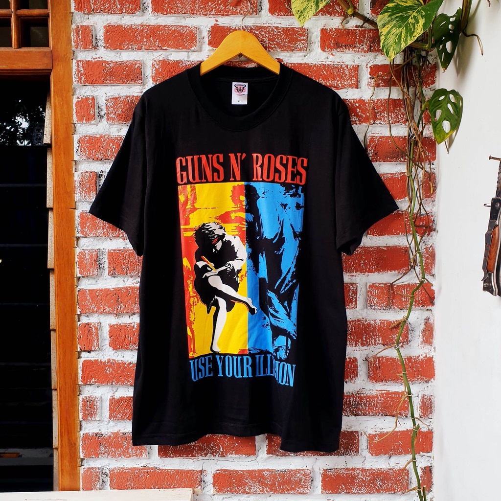 KAOS PENDEK GUNS N ROSES ORIGINAL DISTRO - KAOS MUSIK METAL MODEL TERBARU ORIGINAL DISTRO