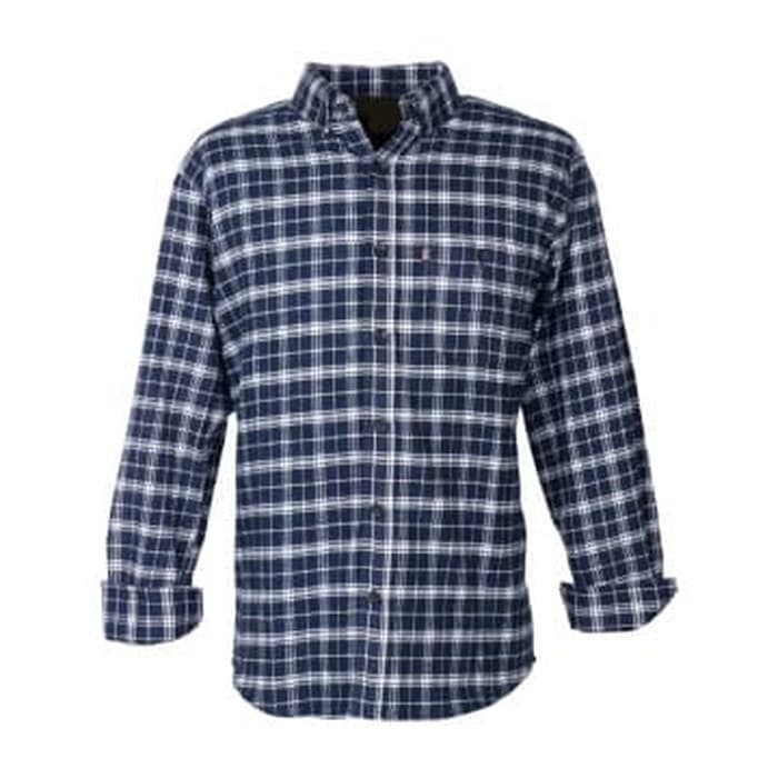 BROODIS STORE FLANEL KEMEJA PRIA MOTIF TERBARU BEST SELLER - Navy