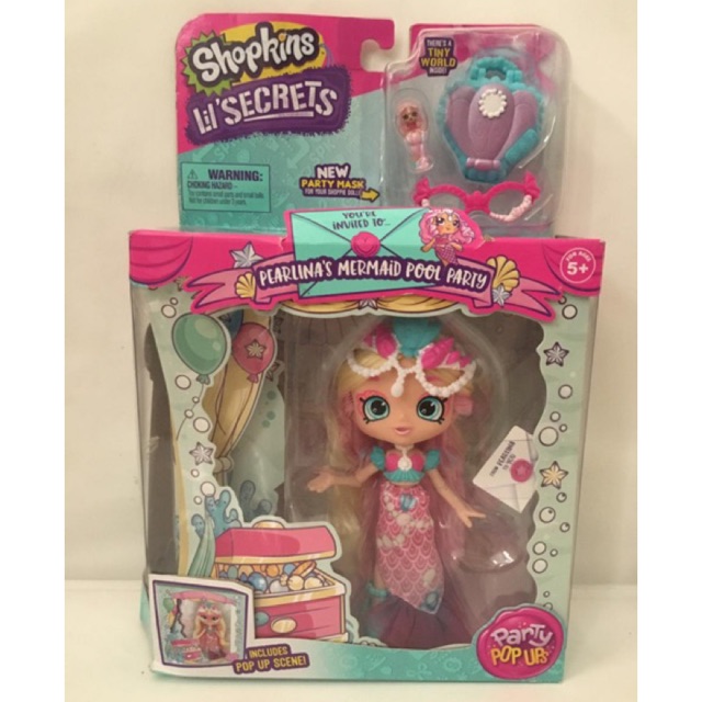 Shopkins Lil Secrets Pearlina's Mermaid Pool Party