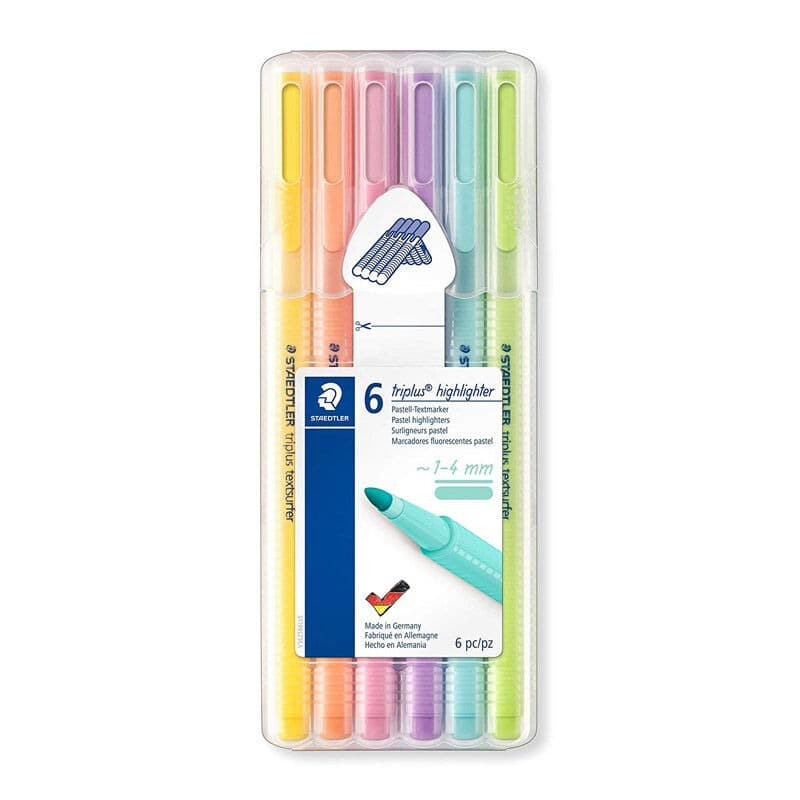 

Asaba Bandung - Staedtler Triplus Highlighter 362 Soft Colour 6pcs