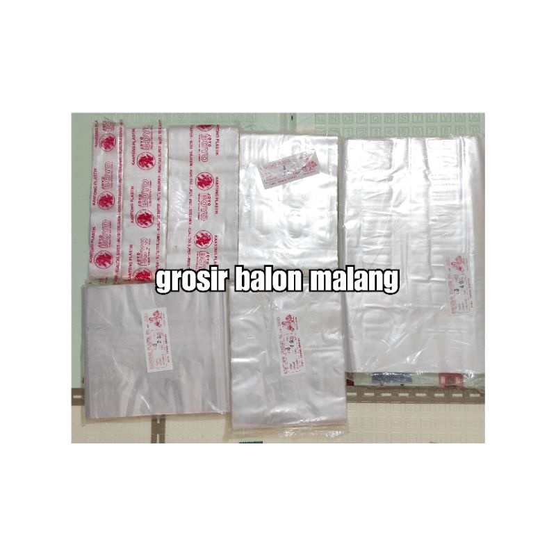 plastik PP roll tebal 03 panjang 100m jago boyo 5-19