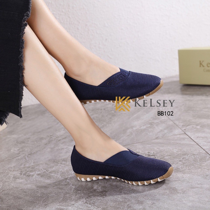 (GRATIS ALAS KAKI) Nicole Sepatu Slip On Wanita Kelsey BB102