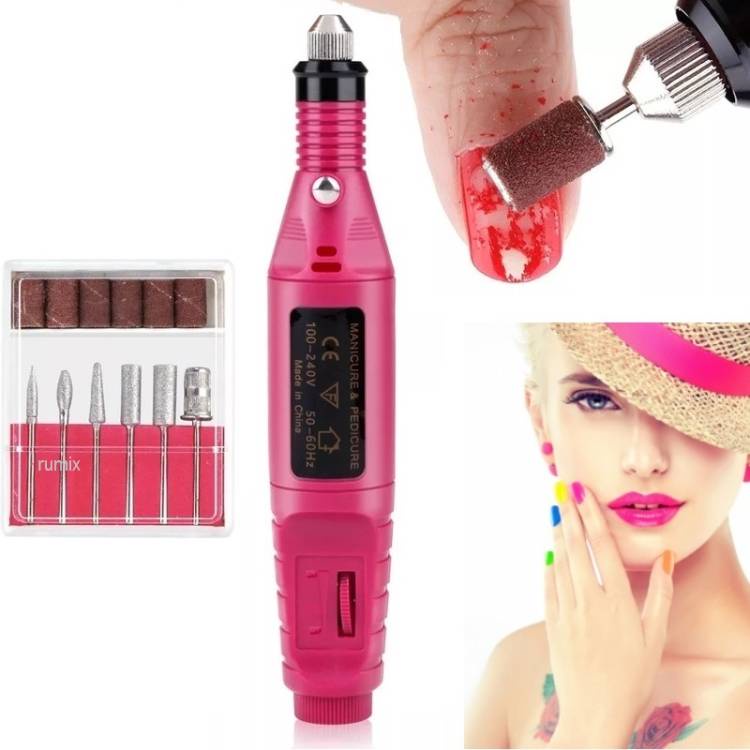 Electric Nail Drill Grinding Manicure Machine Mesin Kikir Amplas Kuku Listrik Nail Art Pen Pedicure