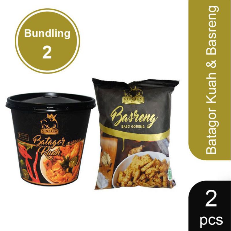 Ginding Bundling 2 - Batagor Kuah Express &amp; Basreng Baso Goreng Ginding