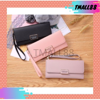 ♥TMALL88♥ Dompet Panjang Wanita Dompet Wanita Panjang dengan Tali Pendek Import AK1006