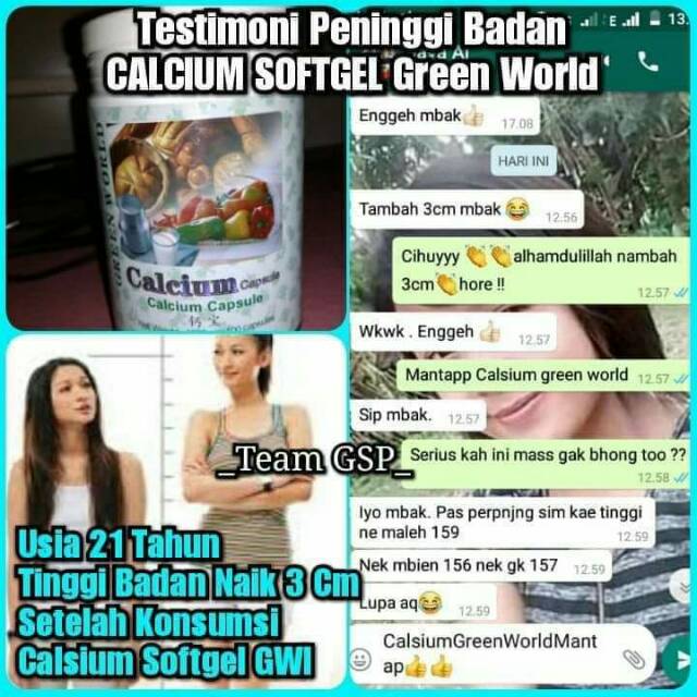 Calcium sofgel green world