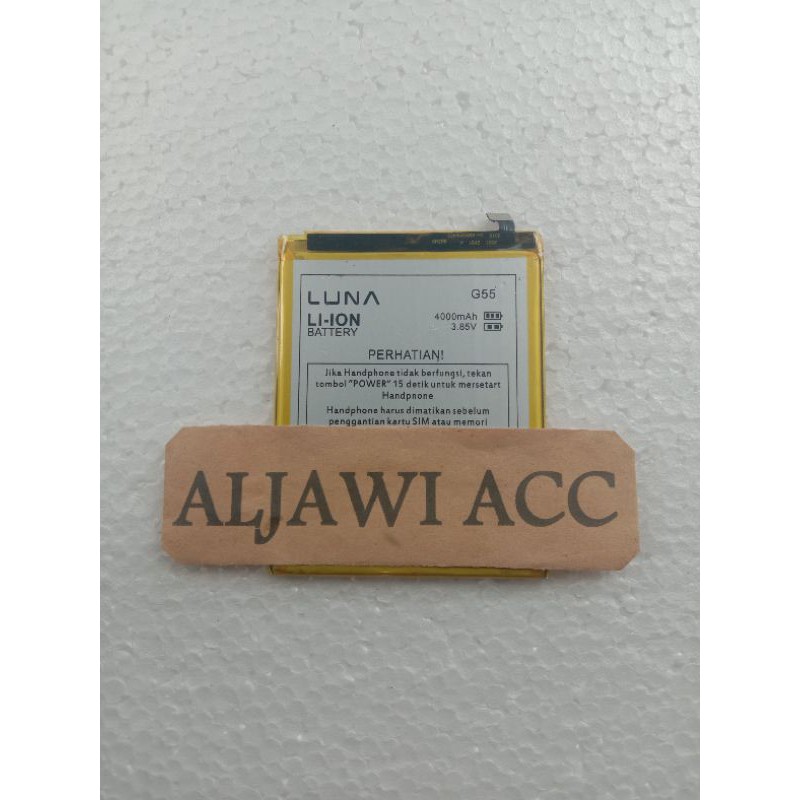 BATRE BATTERY LUNA G55 G-55 ORIGINAL BATTERY HP