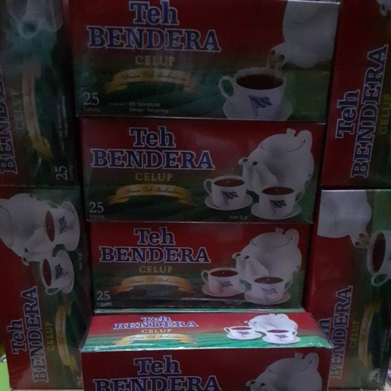 

TEH BENDERA celup/1 kotak isi 25 pcs