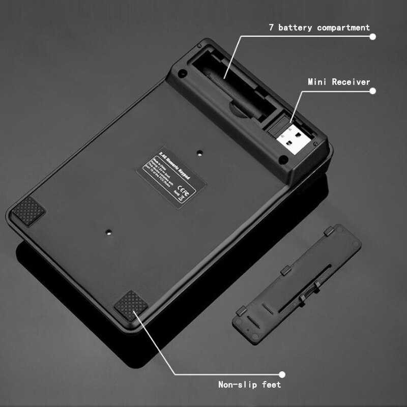 Paling Dicari ! Etmakit Numeric Keypad Numpad Wireless 2.4GHz - 119477