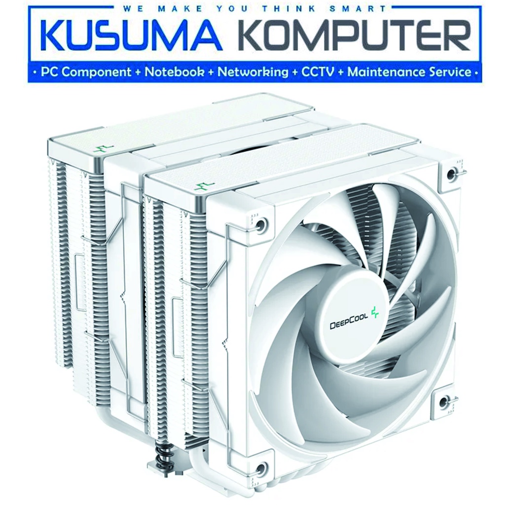 Deepcool AK620 White Dual Tower CPU COOLER Support LGA 1700