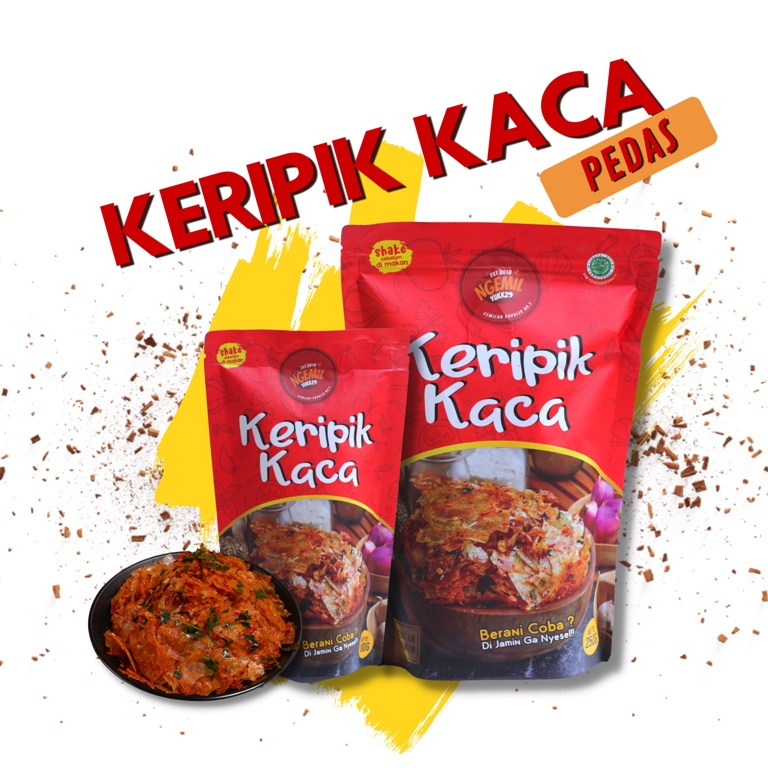 100 GR KERIPIK KACA DAUN JERUK