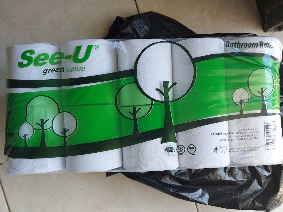 Tissue Gulung See - U/ Tissue Toilet 1 Pack Isi 10 Roll