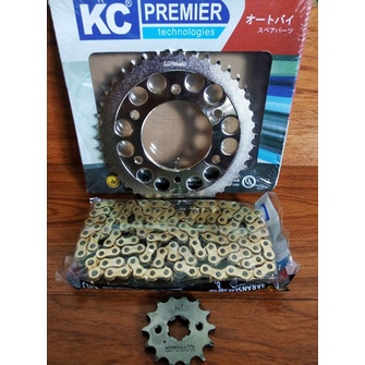 GEAR SET RANTAI GOLD JUPITER MX KING GEAR PAKET RANTAI GOLD JUPITER MX KING KC PREMIER