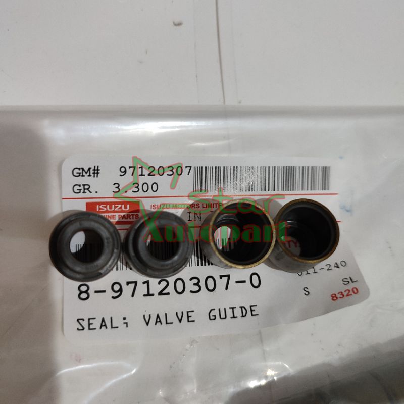 seal klep oil seal valve isuzu panther 2.3 panther 2.5 elf nhr55