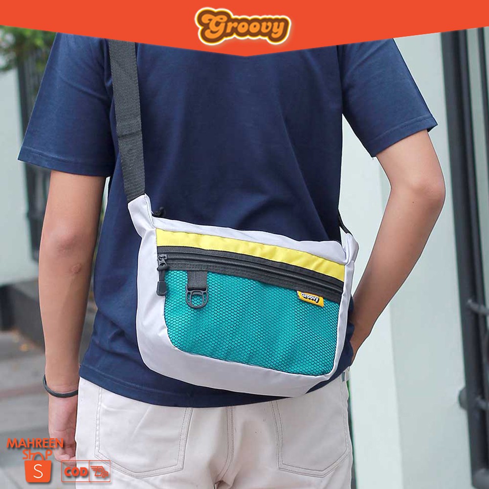 GROOVY - Tas Selempang Tas Slingbag Pria Wanita Original