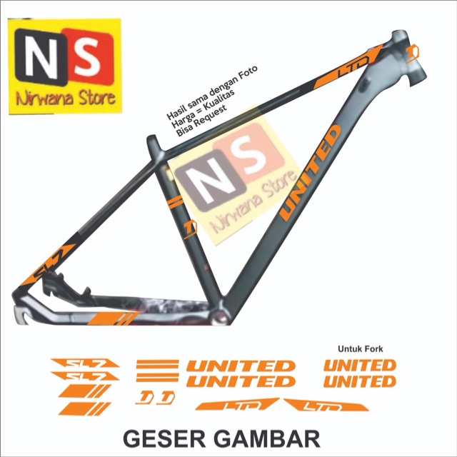 Frame mtb best sale united sl7