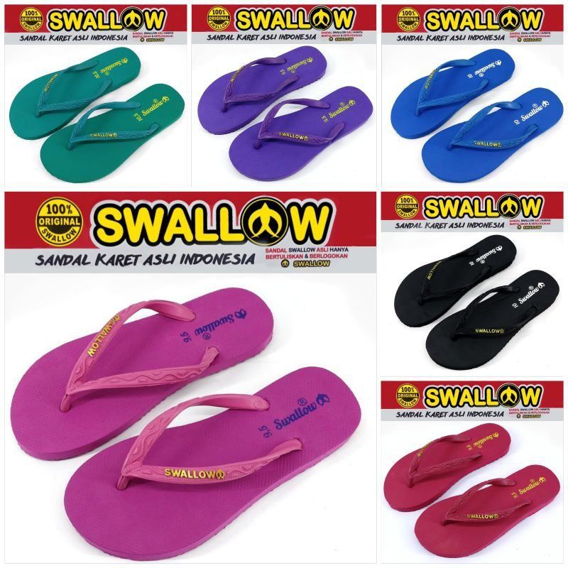 SWALLOW NICE SWALLOW WARNA WARNI SANDAL SWALLOW WANITA