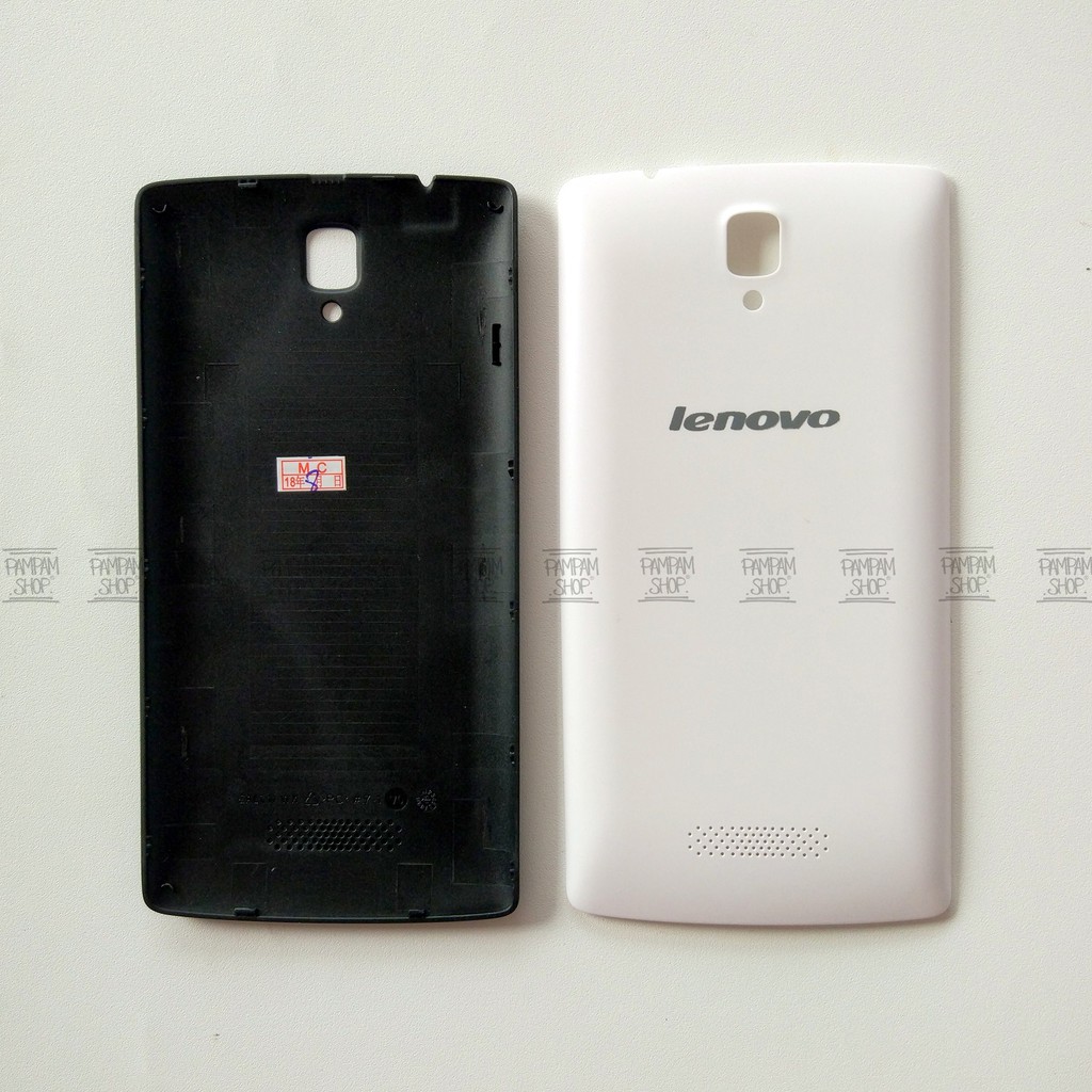 Tutup Belakang Baterai Casing Backdoor Back Door Cover Lenovo A2010 Original OEM Ori Hitam Putih