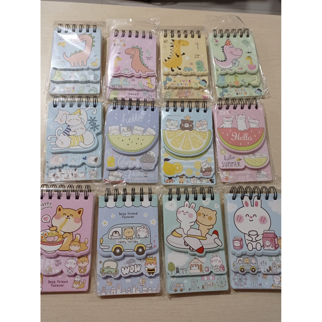 

Notebook Spiral Vertikal Kecil 3 Susun 48K