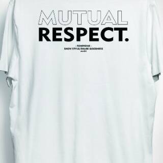  PROMO KAOS  DISTRO  Remindme Tshirt Mutual Respect  