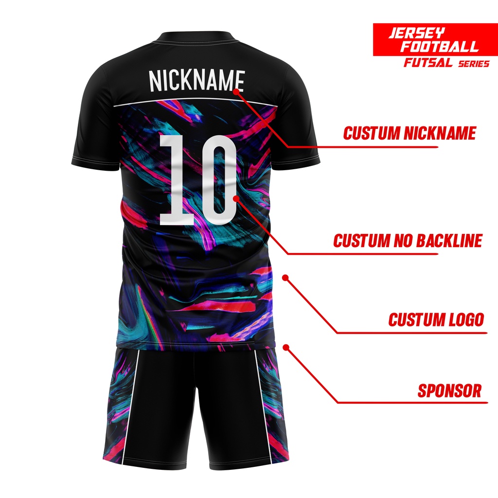 JERSEY FUTSAL SERIES X FULLPRINTING CUSTOM NAMESET