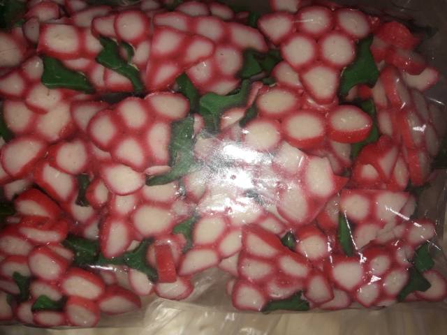 

⭐⭐⭐⭐⭐ Kerupuk Kemplang bentuk anggur mentah asli Palembang