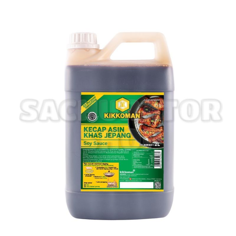 

Kikkoman Kikkomen Kikoman Kikomen Kecap Asin Khas Jepang Japanese Soy Sauce Jerigen 2 Liter