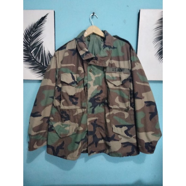 Jaket M65 woodland us army original
