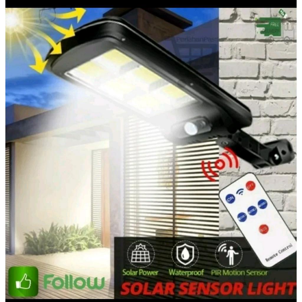 Barangunik2021 -Lampu Jalan LED Solar Outdoor Sensor Gerak Waterproof Tenaga Surya