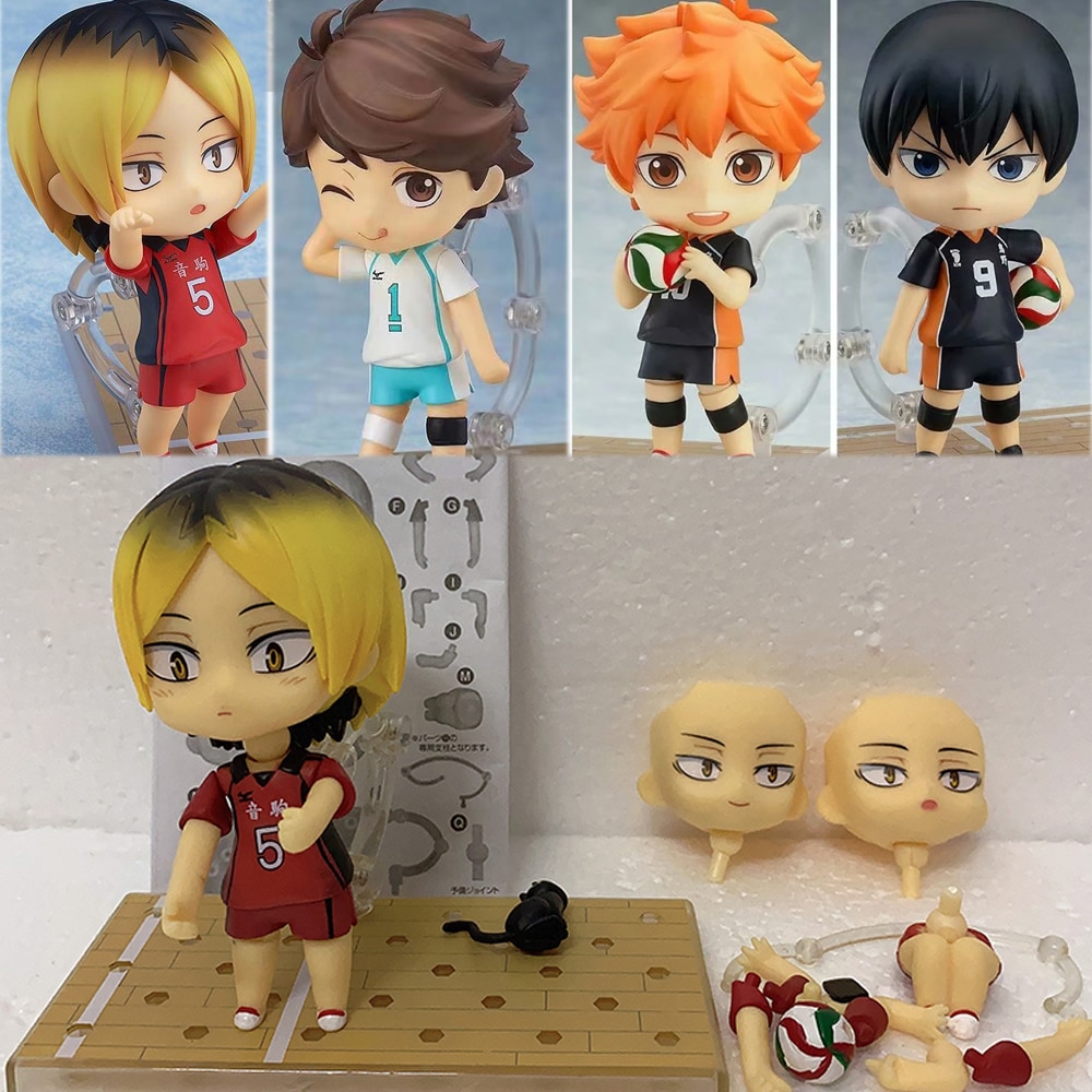 Mainan Boneka Action Figure Nendoroid Haikyuu Anime Hinata Shoyo Kageyama Tobio Oikawa Toru Kozume Kenma