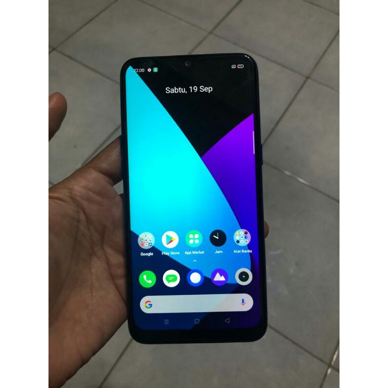 Jual HP Handphone Second Seken Realme 3 Ram 3/64gb Mulus No Minus
