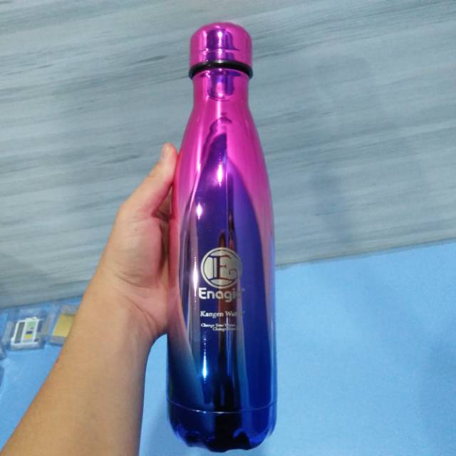 Botol minum gradasi kangen water logo enagic