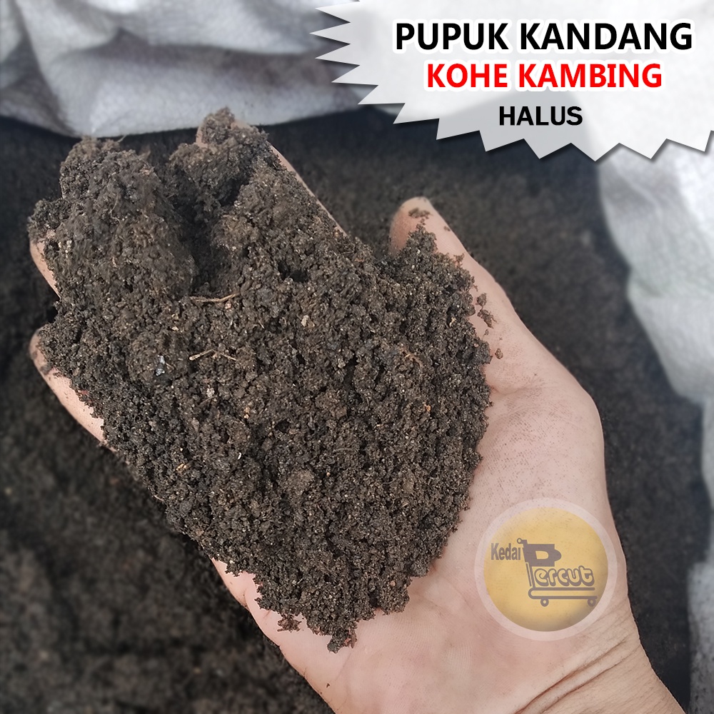 Pupuk Kandang Organik Kohe Kambing (Halus)