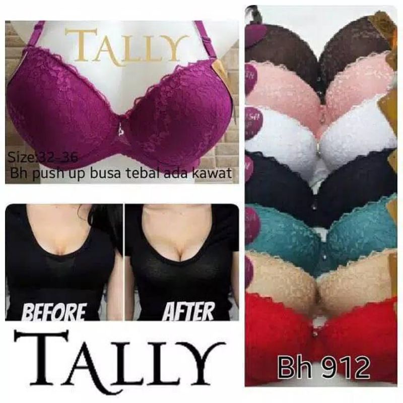 TALLY BRA BH BUSA TEBAL BERKAWAT PUSH UP 912