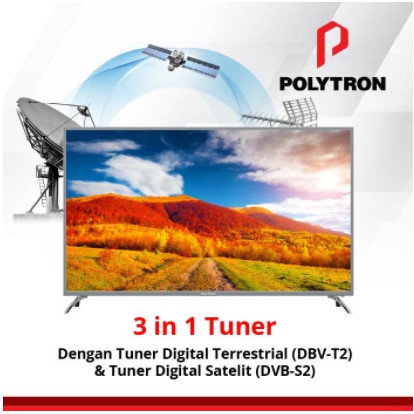 Polytron LED Digital TV 55&quot; 4K UHD ULTRA HD PLD 55US8850 55 Inch