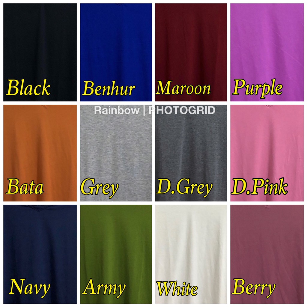 O-NECK JUMBO XXL Panjang / Kaos Polos Basic Oblong Panjang /  t-shirt / Atasan Pakaian Wanita Murah