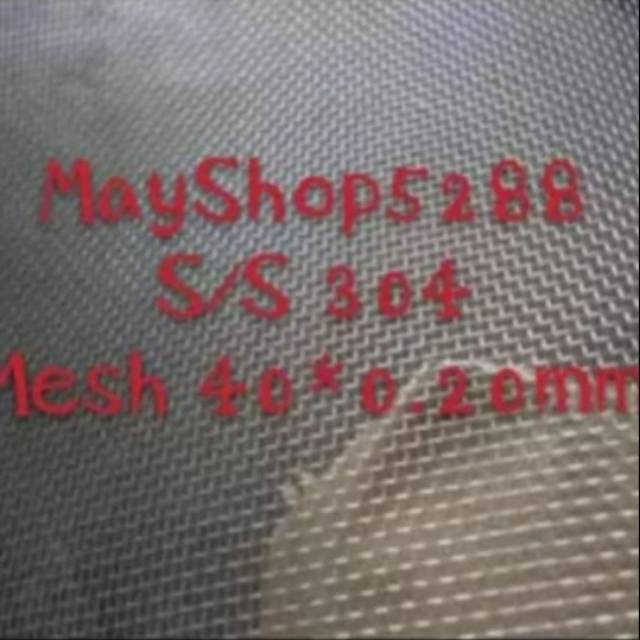Wire Mesh Stainless Steel 304 Mesh 40x0.20mm