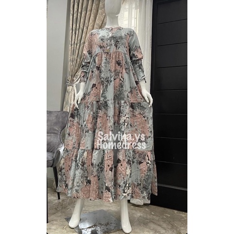 HOMEDRESS SALVINA YS MOTIF / GAMIS TWILL ARMANI MOTIF BY SALVINA / DRESS MOTIF / GAMIS MOTIF